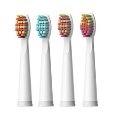 Uzgaļi elektriskajām zobu birstēm, Fairywill 507/508 toothbrush tips (white) cena un informācija | Uzgaļi elektriskajām zobu birstēm | 220.lv