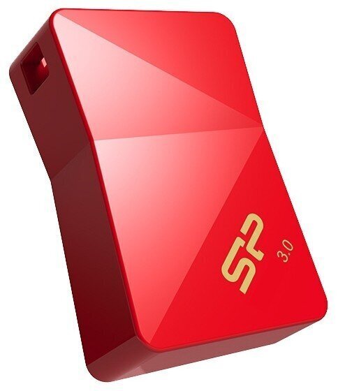 Silicon Power zibatmiņa 16GB Jewel J08 USB 3.0, sarkana