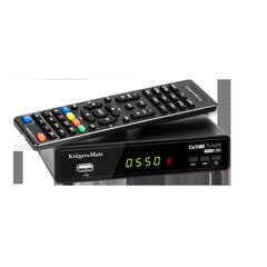 KRUGER & MATZ Tuner DVB-T2 H.265 HEVC KM0550B cena un informācija | TV uztvērēji | 220.lv