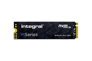 Integral 512GB m Series M.2 2280 PCIe NVMe SSD PCI Express 3.1 TLC cena un informācija | Iekšējie cietie diski (HDD, SSD, Hybrid) | 220.lv