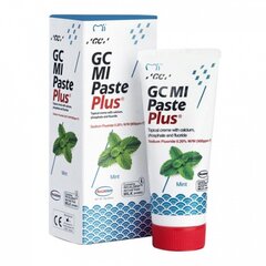 GC Mi Paste Plus Recaldent zobu krēms ar fluoru, Piparmētra garša, 35 ml cena un informācija | Zobu pastas, birstes | 220.lv