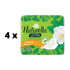 Higiēnas iepakojumi NATURELLA Ultra Normal Green Tea, 10 gab. x 4 gab. iepakojums cena un informācija | Tamponi, higiēniskās paketes, ieliktnīši | 220.lv