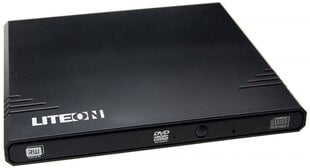 Ext DVD-RW 8x USB ultraslim Black cena un informācija | Optiskie diskdziņi | 220.lv