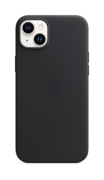 Ādas vāciņš priekš iPhone 14 Pro Max, ar MagSafe - Midnight cena un informācija | Telefonu vāciņi, maciņi | 220.lv