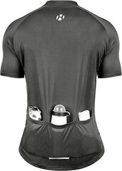HASAGEI vīriešu riteņbraukšanas krekls ar īsām piedurknēm, pelēks cena un informācija | Velo apģērbs | 220.lv