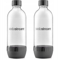 Pudeles sodas plūsmas piesātinātājam SodaStream, 2x1L cena un informācija | Ūdens aparāti | 220.lv