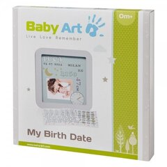 Rāmis ar mazuļa dzimšanas datumu Baby Art My Birth Date cena un informācija | Mazuļa nospiedumi | 220.lv