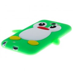 Silikona 3D telefona aizmugurējais apvalks Zooky priekš Samsung N7100 Galaxy Note 2 Pingvīns Zaļš cena un informācija | Telefonu vāciņi, maciņi | 220.lv