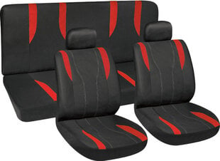 Sēdekļa pārvalks, melna/sarkana cena un informācija | Auto sēdekļu pārvalki | 220.lv
