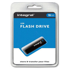 Integral USB 16GB USB 2.0 cena un informācija | USB Atmiņas kartes | 220.lv