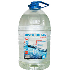 Destilēts ūdens BOKER , 5 L cena un informācija | Vējstiklu un dzesēšanas šķidrumi | 220.lv