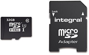 Integral micro SDHC/XC Cards CL10 32GB - Ultima Pro - UHS-1 90 MB/s transfer cena un informācija | Atmiņas kartes mobilajiem telefoniem | 220.lv
