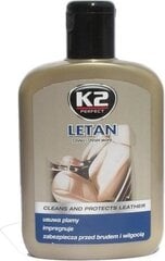 Ādas tīrīšanas līdzeklis K2 LETAN, 200 ml cena un informācija | Auto ķīmija | 220.lv