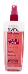 L’oréal paris elvital color vive double elixir divfāžu sprejs-kondicionieris krāsotiem vai šķipsnās krāsotiem matiem <br /> l'oreal paris cena un informācija | Matu kondicionieri, balzāmi | 220.lv