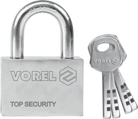 Piekaramā slēdzene Vorel 40mm cena un informācija | Durvju slēdzenes | 220.lv