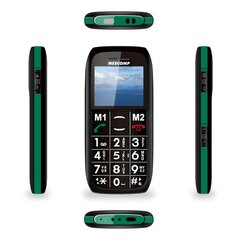 Nestor Mescomp MT-195, Black cena un informācija | Mobilie telefoni | 220.lv