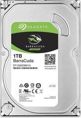 Seagate BarraCuda 1TB 6Gb/s SATA, ST1000DM010 cena un informācija | Iekšējie cietie diski (HDD, SSD, Hybrid) | 220.lv