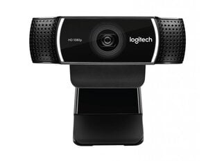 Logitech HD Pro Stream C922 cena un informācija | Datoru (WEB) kameras | 220.lv