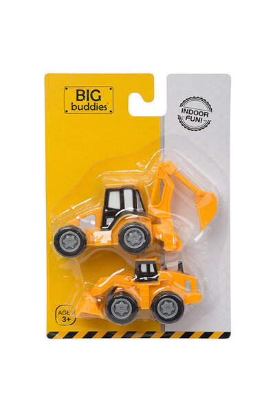 Набор из 2-х игрушечных машинок BIG Buddies BB01005, 1 шт.