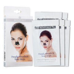 Strēmelītes dziļai deguna poru attīrīšanai Revitale Deep Absorbent 5 gab. cena un informācija | Sejas maskas, acu maskas | 220.lv