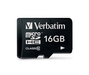 Verbatim 16GB Micro SD (HC) Class 10 cena un informācija | Atmiņas kartes mobilajiem telefoniem | 220.lv