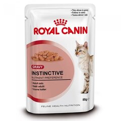 Kaķu barība Royal Canin Instinctive in Gravy Pouch 12x85 g cena un informācija | Konservi kaķiem | 220.lv