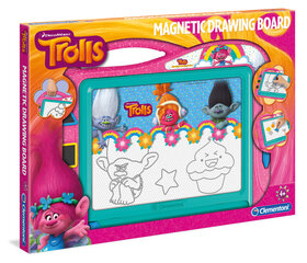 Magnētiskā zīmēšanas tāfele Clementoni Troļļi (Trolls) cena un informācija | Attīstošās rotaļlietas | 220.lv