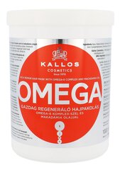 Kallos Cosmetics Omega matu maska 1000 ml cena un informācija | Matu uzlabošanai | 220.lv