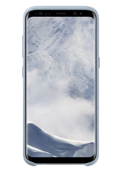 Samsung EF-XG955AME Alkantara oriģināls super plāns aizmugures maks priekš G955 Galaxy S8 Plus / S8+ Piparmētru zaļš cena