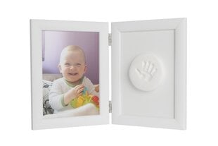 Rāmis ar mālu komplekts Baby HandPrint, balts cena un informācija | Mazuļa nospiedumi | 220.lv