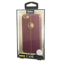 NOMAD Excellent Leather Back Case Aizmugurējais Apvalks Priekš Samsung G935 S7 Edge Ķiršu krāsā cena un informācija | Telefonu vāciņi, maciņi | 220.lv