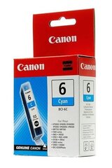 Tintes kasetne CANON BCI-6C, zila cena un informācija | Tintes kārtridži | 220.lv