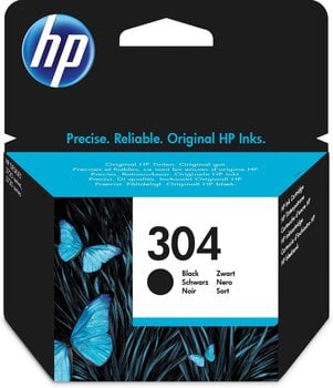 Tintes printera kasetne HP 304 (N9K06AE), melna cena un informācija | Tintes kārtridži | 220.lv