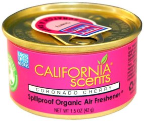 Automašīnas gaisa atsvaidzinātājs California Scents Coronado Cherry cena un informācija | Auto gaisa atsvaidzinātāji | 220.lv