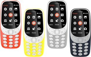 Nokia 3310 (2017), Dual SIM, (LT, LV, EE) Dark Blue cena un informācija | Mobilie telefoni | 220.lv