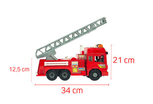 Smiki ugunsdzēsēju mašīna ar skaņām un gaismām, 34 cm cena un informācija | Rotaļlietas zēniem | 220.lv