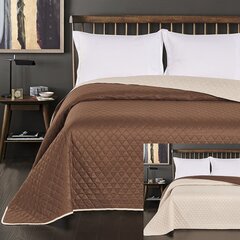 Decoking gultas pārsegs Axel, bēšā krāsā-brūnā krāsā, 240x260 cm cena un informācija | Gultas pārklāji, pledi | 220.lv