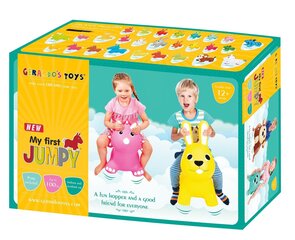 Lēkājāmais zaķis Gerardo's toys My first Jumpy, zaļš cena un informācija | Rotaļlietas zīdaiņiem | 220.lv