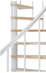 Spirālveida kāpnes CALGARY 140 cm (Baltas) cena un informācija | Kāpnes | 220.lv