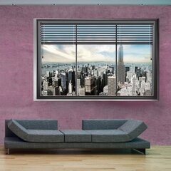 Fototapetai Niujorko langas II, 100x70 cm cena un informācija | Fototapetes | 220.lv