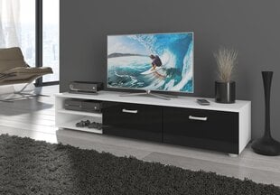 TV galdiņš Magic, balts/melns cena un informācija | TV galdiņi | 220.lv