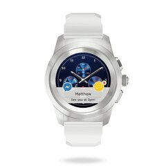 MyKronoz ZeTime Original Regular Silver/White cena un informācija | Viedpulksteņi (smartwatch) | 220.lv