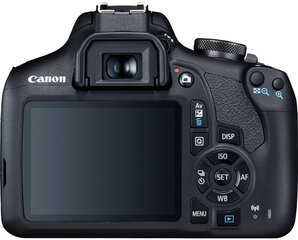 Canon EOS 2000D + 18-55mm III Kit, Black cena un informācija | Digitālās fotokameras | 220.lv