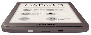 PocketBook InkPad 3 PB 740, brūns cena un informācija | E-grāmatu lasītāji | 220.lv