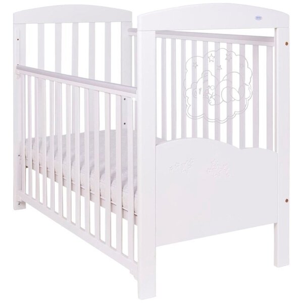 Drewex детская кровать Mõmmi, с ночником, белый цена и информация | Детские кроватки | 220.lv