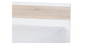 Gulta Wenecja 03 160x200 cm, balta / brūna cena un informācija | Gultas | 220.lv