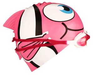 Bērnu peldēšanas cepure un aizsargbrilles Waimea®, rozā cena un informācija | Peldēšanas komplekti | 220.lv