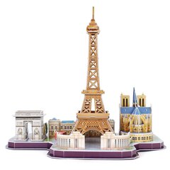 3D puzle "Paris" Cubic Fun, 114 d. cena un informācija | Puzles, 3D puzles | 220.lv