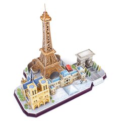 3D puzle "Paris" Cubic Fun, 114 d. cena un informācija | Puzles, 3D puzles | 220.lv