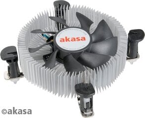 Akasa Heatsink and Fan includes Embedded 8cm PWM Fan with S-Flow Blades (AK-CCE-7106HP) cena un informācija | Procesora dzesētāji | 220.lv